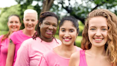 Women Breast Cancer Support Charity Concept
